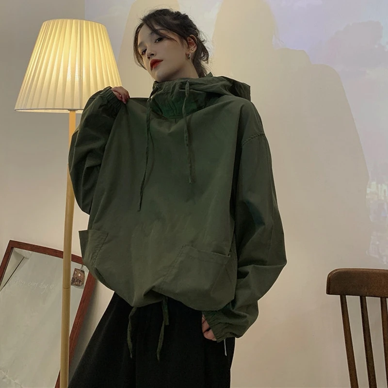 2023 Women's Spring Jacket Hooded Work Clothes Korean Version Loose Trend Versatile Free Shipping
2023 Women's Spring Jacket Hooded Work Clothes Korean Version Loose Trend Versatile Free Shipping