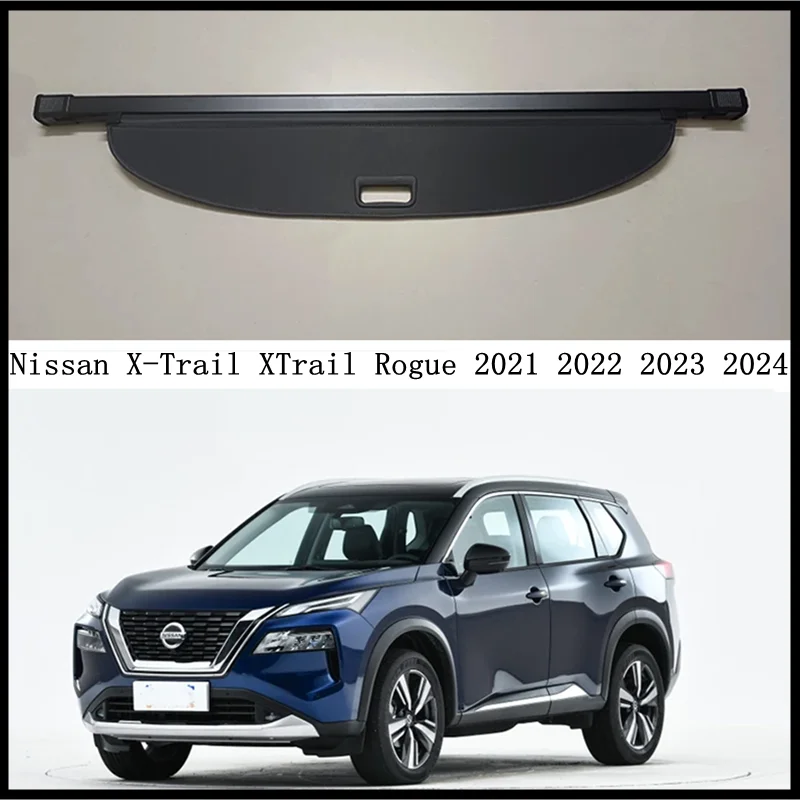 

Rear Cargo Cover For Nissan X-Trail XTrail Rogue 2021 22 23 2024 Privacy Trunk Screen Security Shield Shade Modification Parts