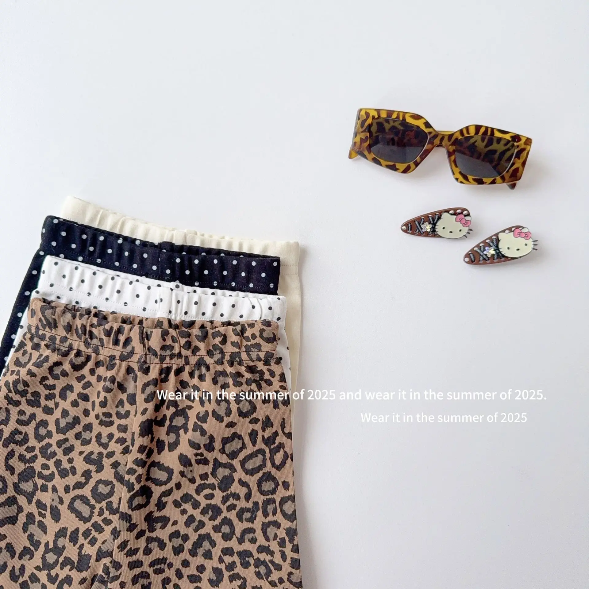 2025 Summer New Girls Shorts Yoga Pants Solid Casual Children Leggings Baby Girls Colorful Safety Pants Kids Anti Slip Shorts 19 S317aff1f207c4c1dbf1a850d510587a9g