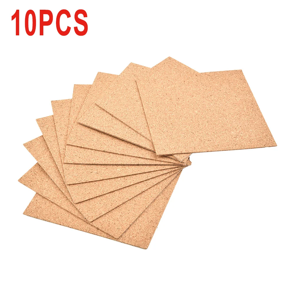 Brand New Durable High Quality Practical Cork Mat 10Pcs Bar Cork Mat Self-adhesive Sheet Square 100 X 100 X 1mm
Brand New Durable High Quality Practical Cork Mat 10Pcs Bar Cork Mat Self-adhesive Sheet Square 100 X 100 X 1mm