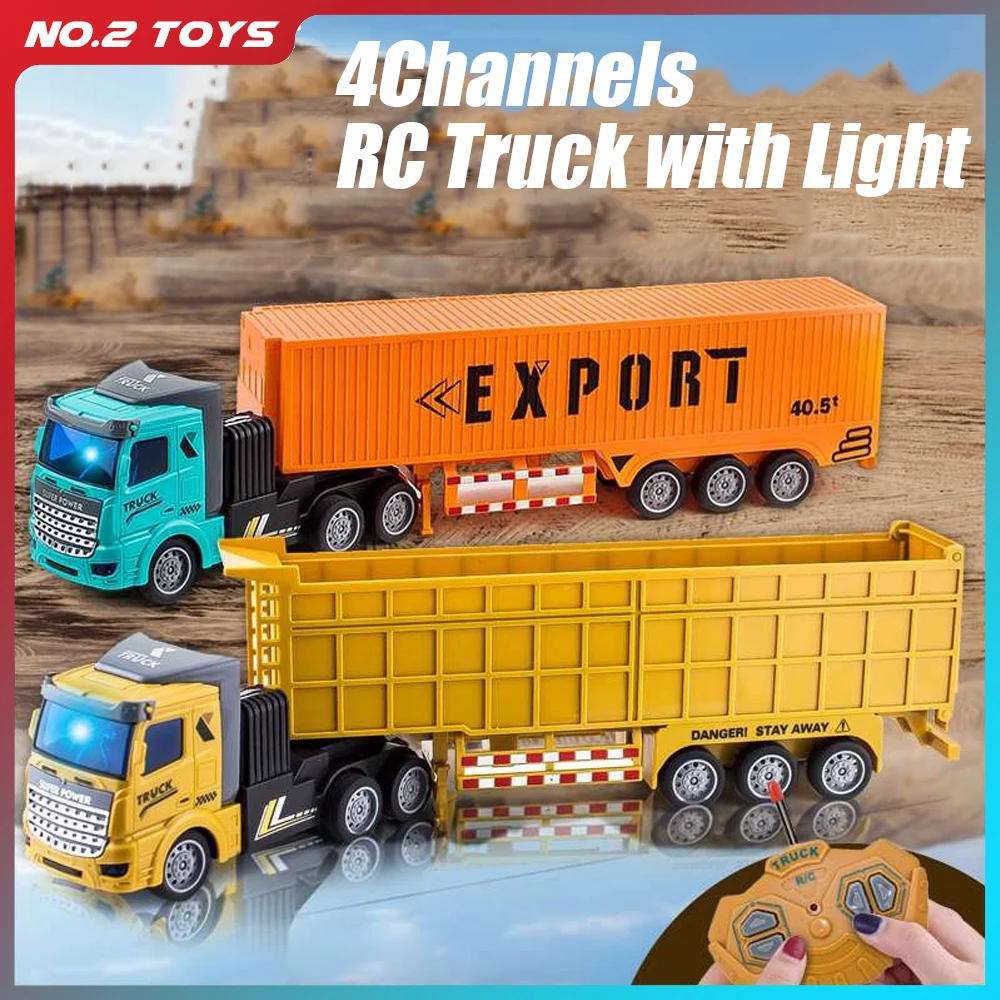 1:48 RC Truck Wireless Remote Control Heavy-duty Truck Semi-trailer Tanker Radio Controlled Car Big RC Car Dump Truck Model Toys
1:48 RC Truck Wireless Remote Control Heavy-duty Truck Semi-trailer Tanker Radio Controlled Car Big RC Car Dump Truck Model Toys