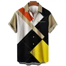 Men's Three-Dimensional Striped Shirt 3DPrinting Fashion Casual Retro Style Short Sleeve Unisex Shirt Hawaiian Beach Shirt 5xl
Men's Three-Dimensional Striped Shirt 3DPrinting Fashion Casual Retro Style Short Sleeve Unisex Shirt Hawaiian Beach Shirt 5xl