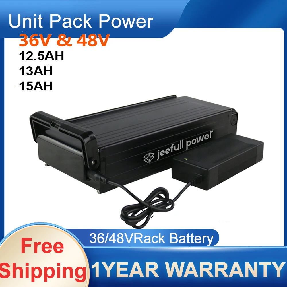 48V 21Ah Rear Rack Electric eBike Battery 48v 24.5AH Carrier Battery Lithium 36V 13AH 52V 20AH for 1000W 750W 500W 350W Motor
48V 21Ah Rear Rack Electric eBike Battery 48v 24.5AH Carrier Battery Lithium 36V 13AH 52V 20AH for 1000W 750W 500W 350W Motor