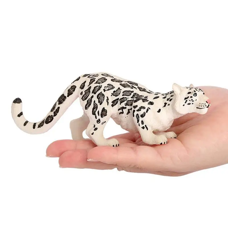 

Snow Leopard Figurine Realistic Detailed Snow Panther Figures Toy Snow Panther Action Figures Toy Snow Panther Statue School