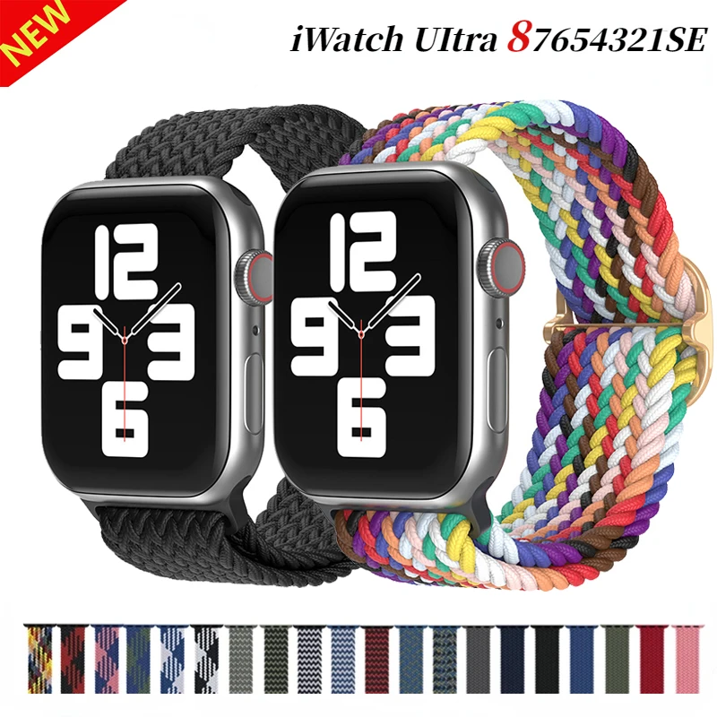 Ремешок нейлоновый для Apple Watch Band 45 мм 44 мм 42 мм 49 мм, браслет для Iwatch Series 7 6 SE 5 4 3 8 Ultra Band, 38 мм 40 мм 41 мм
Ремешок нейлоновый для Apple Watch Band 45 мм 44 мм 42 мм 49 мм, браслет для Iwatch Series 7 6 SE 5 4 3 8 Ultra Band, 38 мм 40 мм 41 мм
