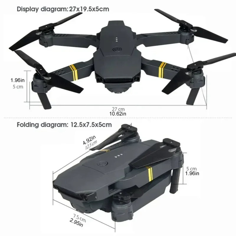

Квадрокоптер с широкоугольной HD-камерой 1080P/720P, Wi-Fi, FPV