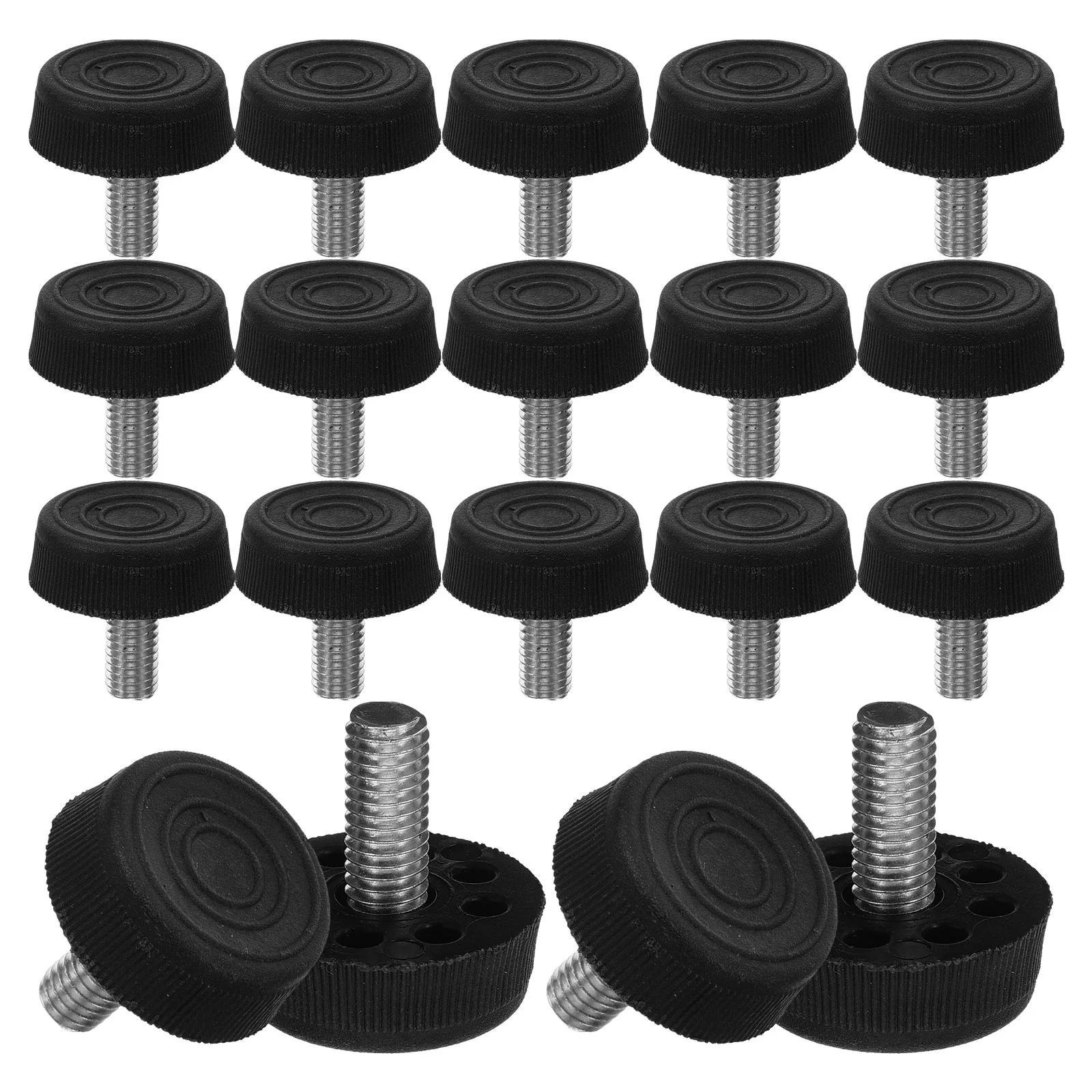 20 Pcs Adjust The Foot Pad Furniture Screw on Leveling Feet Leveler Adjustable for Chair Plastic Desk
20 Pcs Adjust The Foot Pad Furniture Screw on Leveling Feet Leveler Adjustable for Chair Plastic Desk