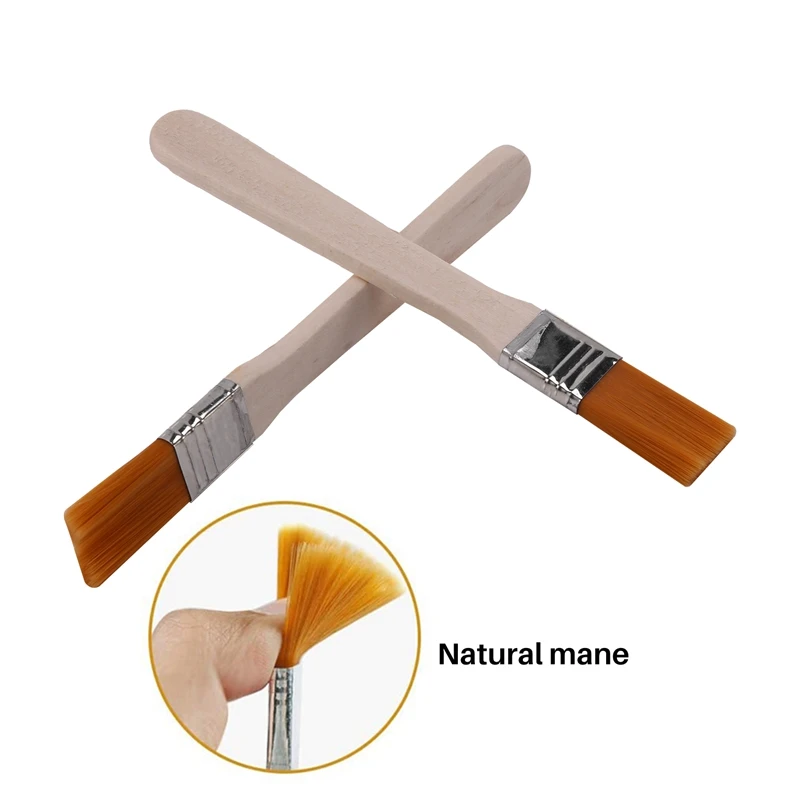 Generic 30Piece Brush Set With Wooden Handle, Brush For Cleaning And