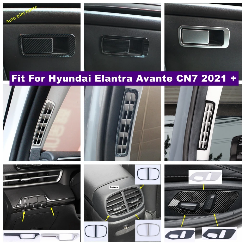 Pillar A Lights Switch Armrest Box Rear Air AC Seat Adjust Panel Cover Trim For Hyundai Elantra Avante CN7 2021-2023 Accessories
Pillar A Lights Switch Armrest Box Rear Air AC Seat Adjust Panel Cover Trim For Hyundai Elantra Avante CN7 2021-2023 Accessories