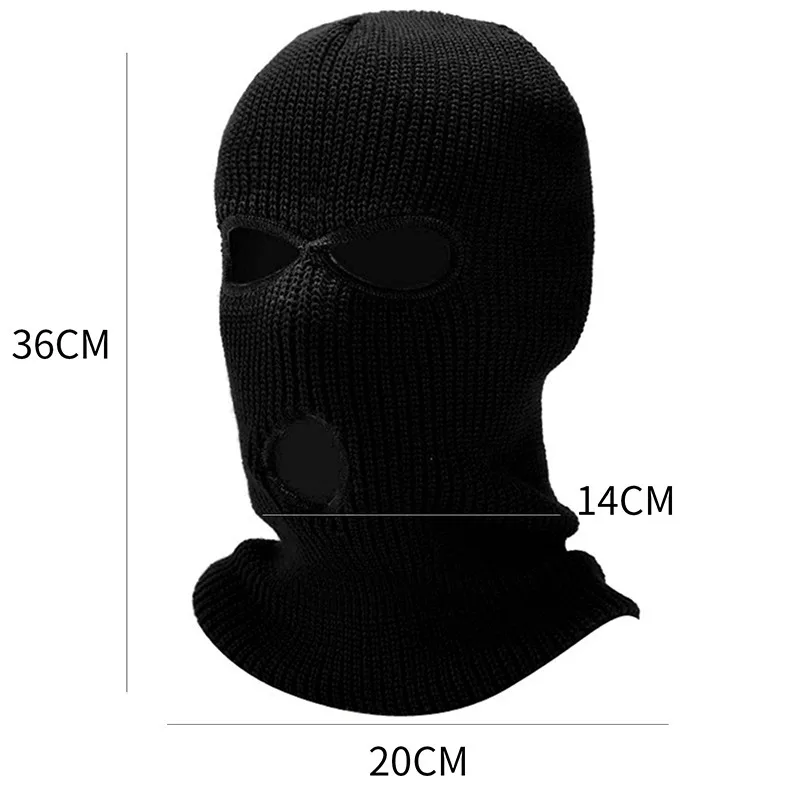 Winter Thermal Knitted Ski Mask with Embroidery 4 S3185968328a946718c774a37dac9d2236