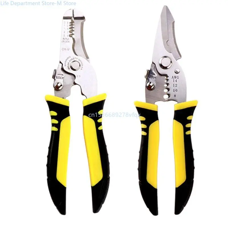 Multifunctional Wire Pliers Cable Cutter Crimping Stripping Hand Tool Rubber Handle
Multifunctional Wire Pliers Cable Cutter Crimping Stripping Hand Tool Rubber Handle
