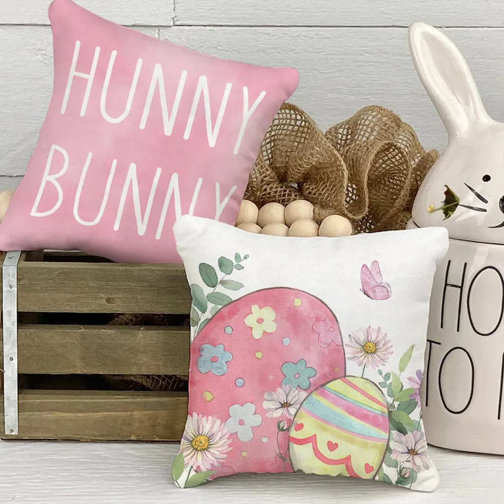 Spring Easter Home Decor Cushion Cover Easter Egg Floral Decor Sofa Decor Square Pillow Case Rabbit Decor For Easter
Spring Easter Home Decor Cushion Cover Easter Egg Floral Decor Sofa Decor Square Pillow Case Rabbit Decor For Easter