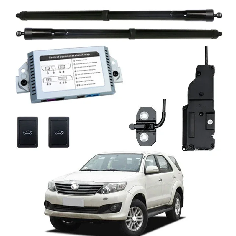 Control of The Trunk Electric Tailgate Car Lift Auto Automatic Trunk Opening Drive Kit Foot Sensor for TOYOTA FORTUNER 2009-
Control of The Trunk Electric Tailgate Car Lift Auto Automatic Trunk Opening Drive Kit Foot Sensor for TOYOTA FORTUNER 2009-
