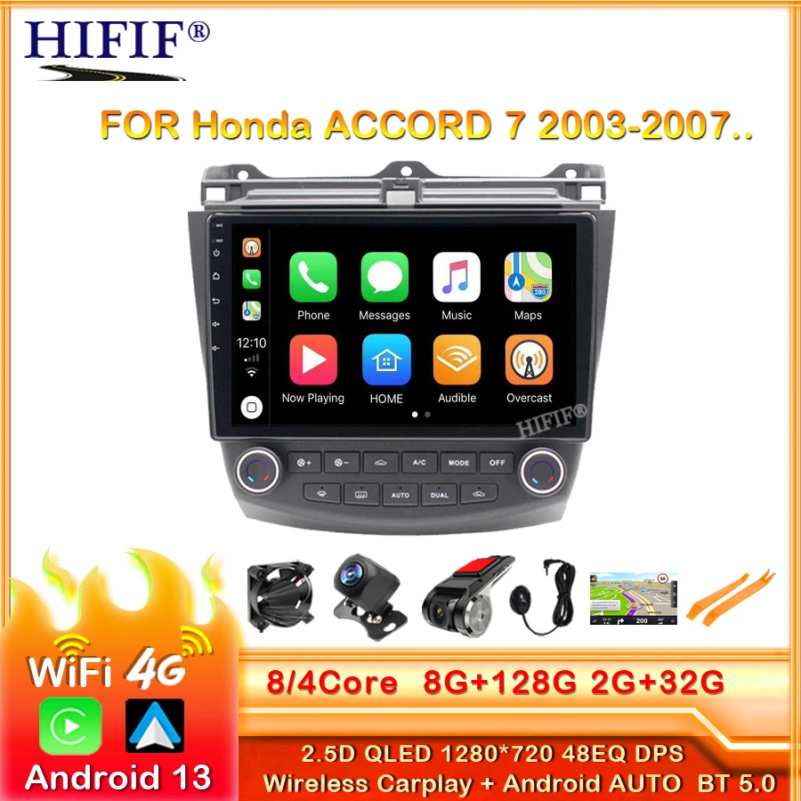 10.1Android 13 Car radio GPS Navigation for Honda ACCORD 7 2003-2007 Multimedia DVR SWC FM CAM-IN BT USB DAB DTV OBD PC
10.1Android 13 Car radio GPS Navigation for Honda ACCORD 7 2003-2007 Multimedia DVR SWC FM CAM-IN BT USB DAB DTV OBD PC
