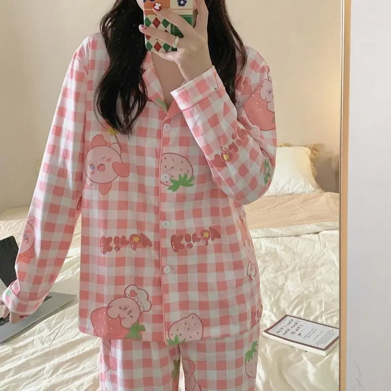 Kawaii Kieby Pajamas Women's Spring and Autumn New Cartoon Cute Ins Style Long Sleeve Pants Can Be Outworn Home Furnishing Set
Kawaii Kieby Pajamas Women's Spring and Autumn New Cartoon Cute Ins Style Long Sleeve Pants Can Be Outworn Home Furnishing Set
