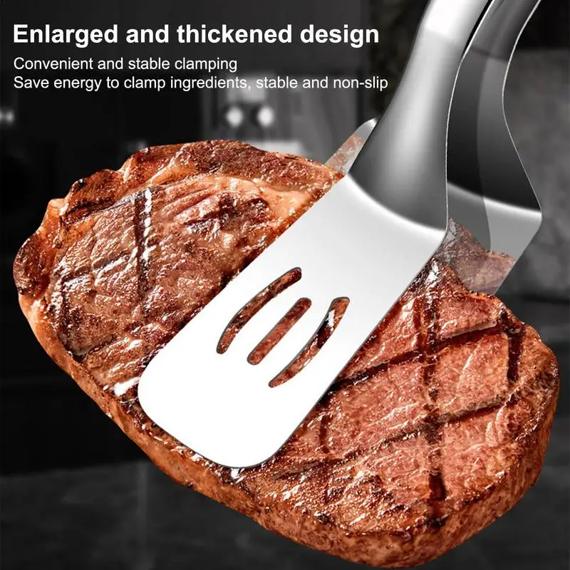 Cooking Tong Baking Utensils Non-Stick BBQ Clip With Drainage Hole Fish Frying Clamps Hollowed Salad Serving Gadget Kitchen tool
Cooking Tong Baking Utensils Non-Stick BBQ Clip With Drainage Hole Fish Frying Clamps Hollowed Salad Serving Gadget Kitchen tool