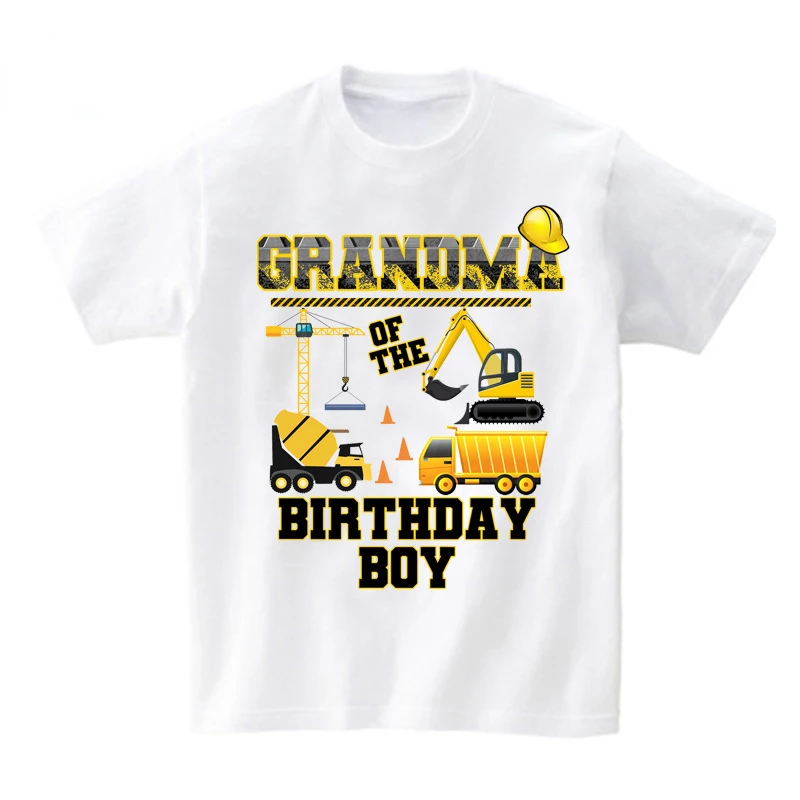 Machinery Truck Birthday T Shirt Family Matching Clothes Kids Boy Shirt Party Girls TShirt Clothing Children Outfit Custom Name Machinery Truck Birthday T Shirt Family Matching Clothes Kids Boy Shirt Party Girls TShirt Clothing Children Outfit Custom Name