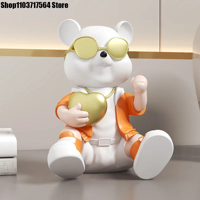 Creative love bear entrance desktop kitchenware Home TV wine cabinet soft installation living room decoration resin crafts
Creative love bear entrance desktop kitchenware Home TV wine cabinet soft installation living room decoration resin crafts
