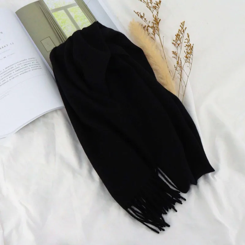 High Quality 100% Wool Scarf Men Women Solid Color Tassel Autumn Winter Business Versatile Classic Warm Soft Muffler Couples 14 Mallzona S319490eab8794c53803572e92780f8434 High Quality 100% Wool Scarf Men Women Solid Color Tassel Autumn Winter Business Versatile Classic Warm Soft Muffler Couples Mallzona