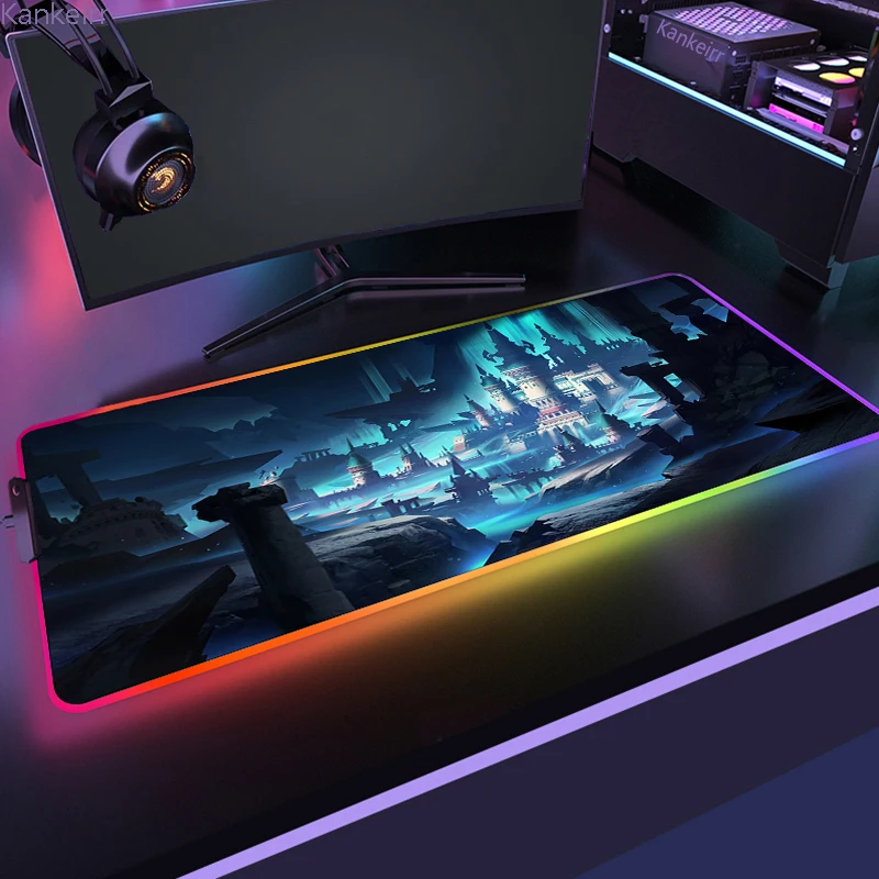 Gaming City Desk Mat LED Keyboard Luminous Desk Pads Mouse Pad For PC Mausepads Dragon Large RGB Gamer Dazzling Cool Mousepads
Gaming City Desk Mat LED Keyboard Luminous Desk Pads Mouse Pad For PC Mausepads Dragon Large RGB Gamer Dazzling Cool Mousepads