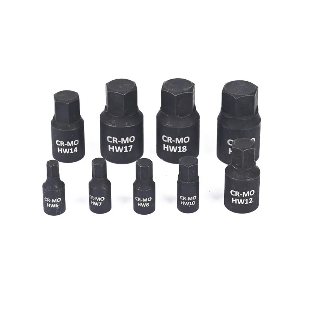 Durable High Quality New Practical Hex Bit Socket Socket 3/8 Tools 9Pcs/set Black H7 1/4 Chrome Vanadium Steel
Durable High Quality New Practical Hex Bit Socket Socket 3/8 Tools 9Pcs/set Black H7 1/4 Chrome Vanadium Steel