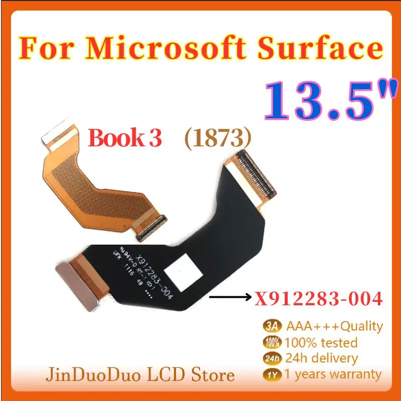 Original LCD Cable Replacement for 13.5'' Surface Book 3 1873 Display Screen Ribbon Flex Cable X912283-004 Fast Shipping
Original LCD Cable Replacement for 13.5'' Surface Book 3 1873 Display Screen Ribbon Flex Cable X912283-004 Fast Shipping