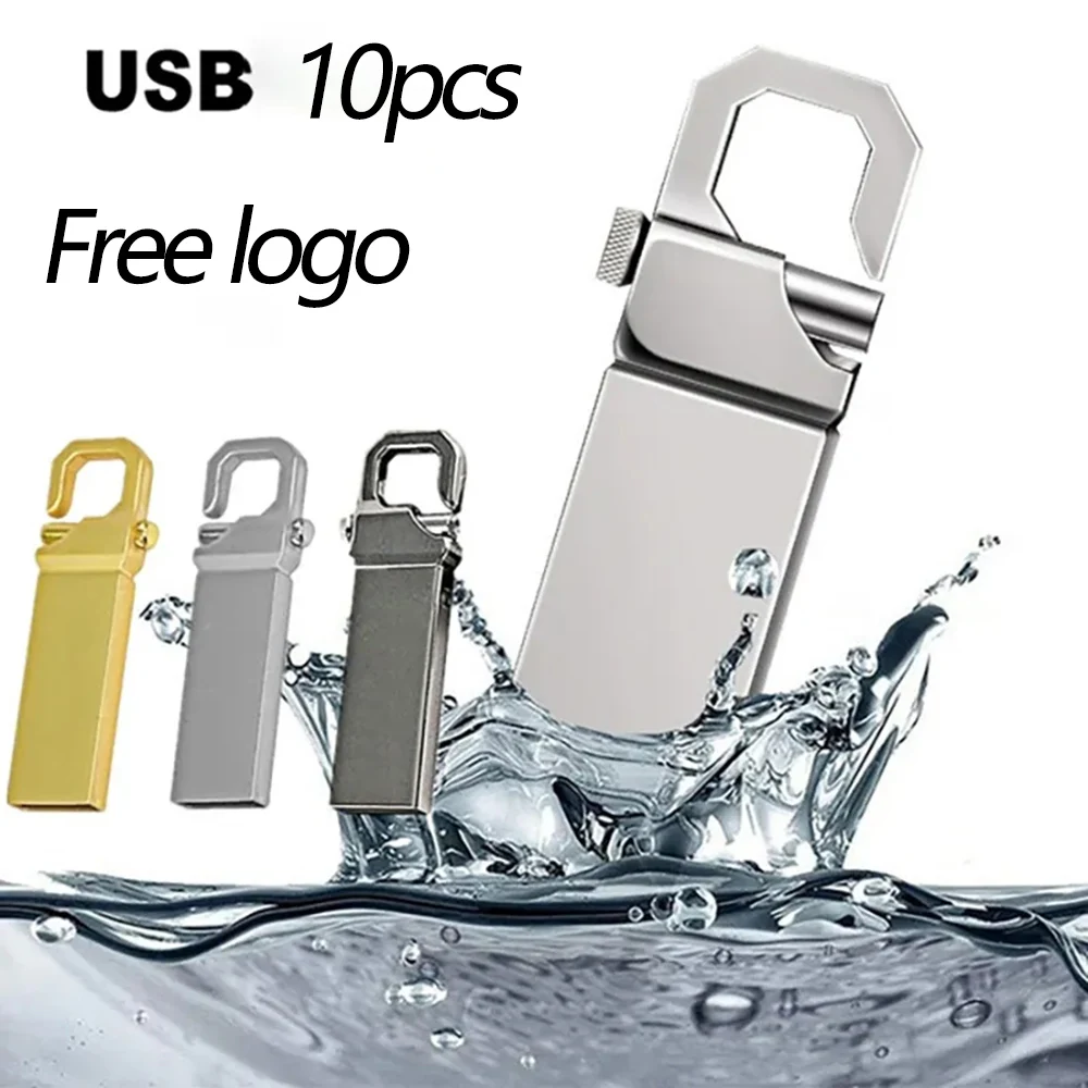 10pcs Metal USB Flash Drives 64GB High Speed Waterproof Pen Drive 32GB 16GB Memory Stick Creative Gifts U Disk Free Logo Shipp
10pcs Metal USB Flash Drives 64GB High Speed Waterproof Pen Drive 32GB 16GB Memory Stick Creative Gifts U Disk Free Logo Shipp