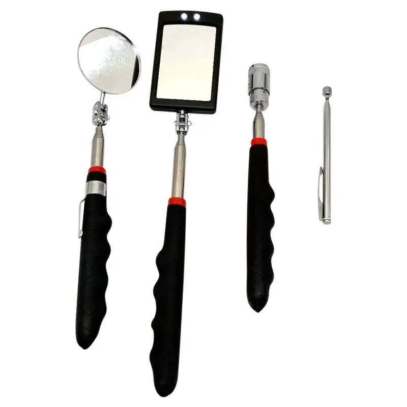 360 Degrees Rotating Inspection Mirror Telescoping Multi-directional Flexible Tool LED Light Reflector Engine Chasis Detection
360 Degrees Rotating Inspection Mirror Telescoping Multi-directional Flexible Tool LED Light Reflector Engine Chasis Detection