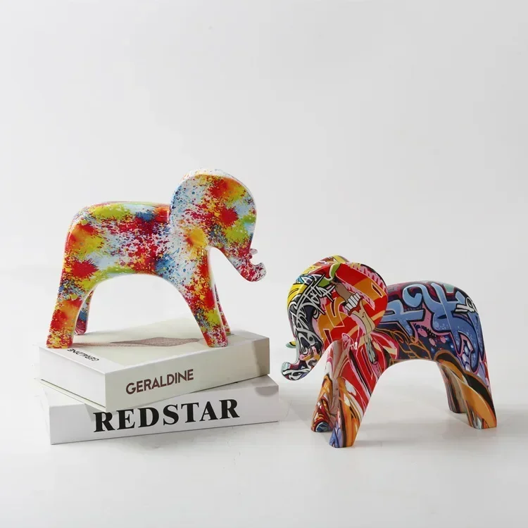 Resin crafts colorful animal elephant ornaments desktop ornaments abstract creative decorative home ornaments
Resin crafts colorful animal elephant ornaments desktop ornaments abstract creative decorative home ornaments
