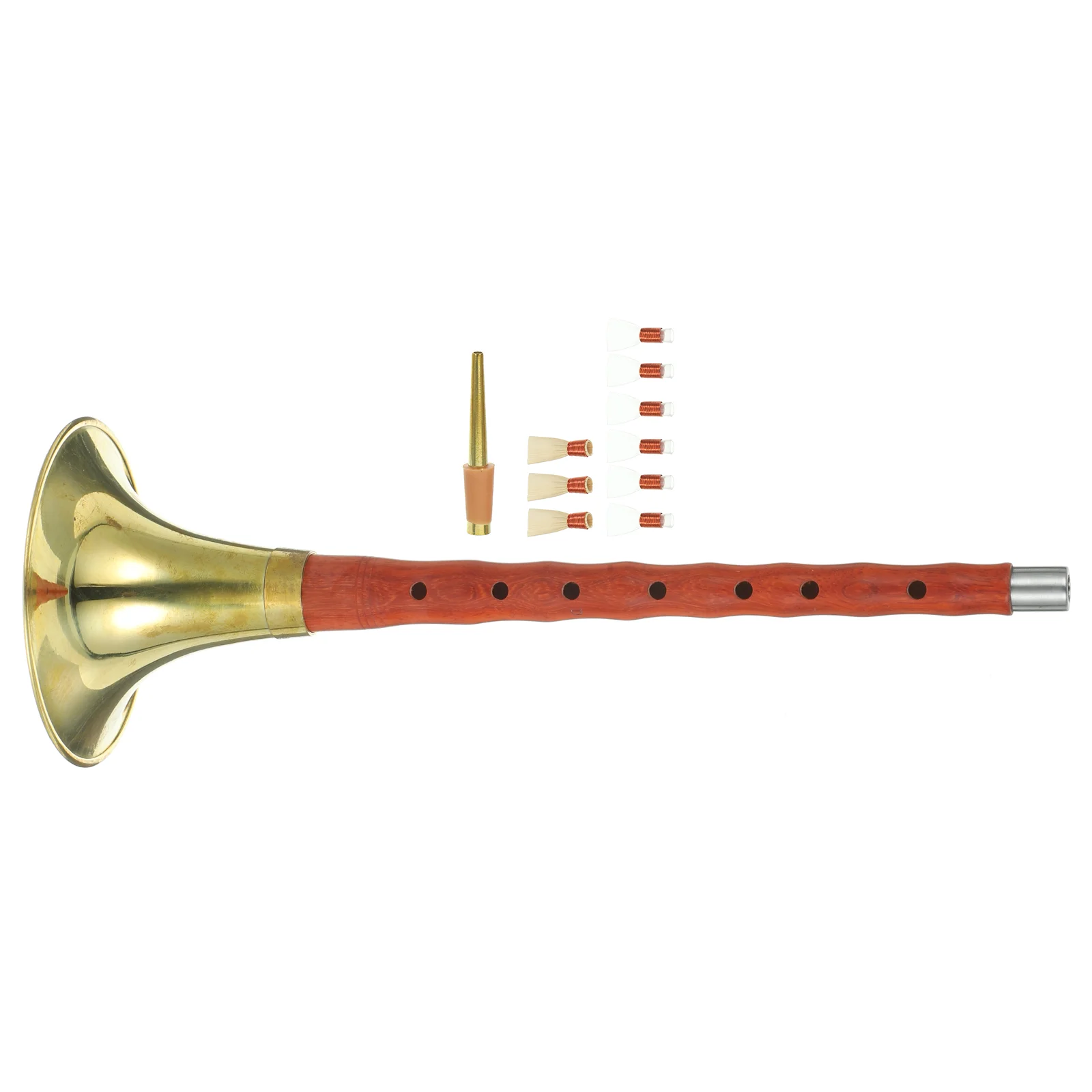 High Quality Chinese Instrument for Beginner A C D Key Suona Rosewood-made Suona Instrument Ethnic Wind Musical Instrument
High Quality Chinese Instrument for Beginner A C D Key Suona Rosewood-made Suona Instrument Ethnic Wind Musical Instrument