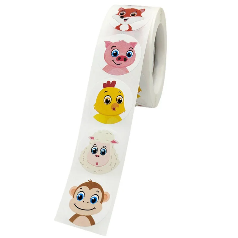 500Pcs 1Inch Children Sticker Label Cartoon Animal Cute Toy Sticker Diy Gift Sealing Label Decoration Kindergarten Teachers
500Pcs 1Inch Children Sticker Label Cartoon Animal Cute Toy Sticker Diy Gift Sealing Label Decoration Kindergarten Teachers
