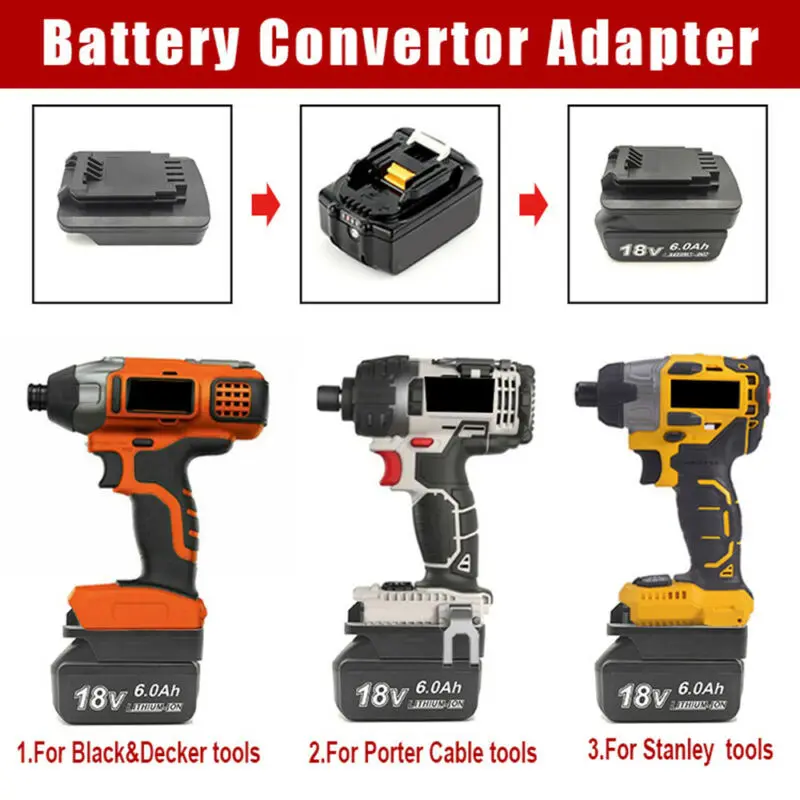 Converter Battery Adapter Built-In BMS Discharge Overload Protection Share Adapter Replacement Tools Batteries
Converter Battery Adapter Built-In BMS Discharge Overload Protection Share Adapter Replacement Tools Batteries