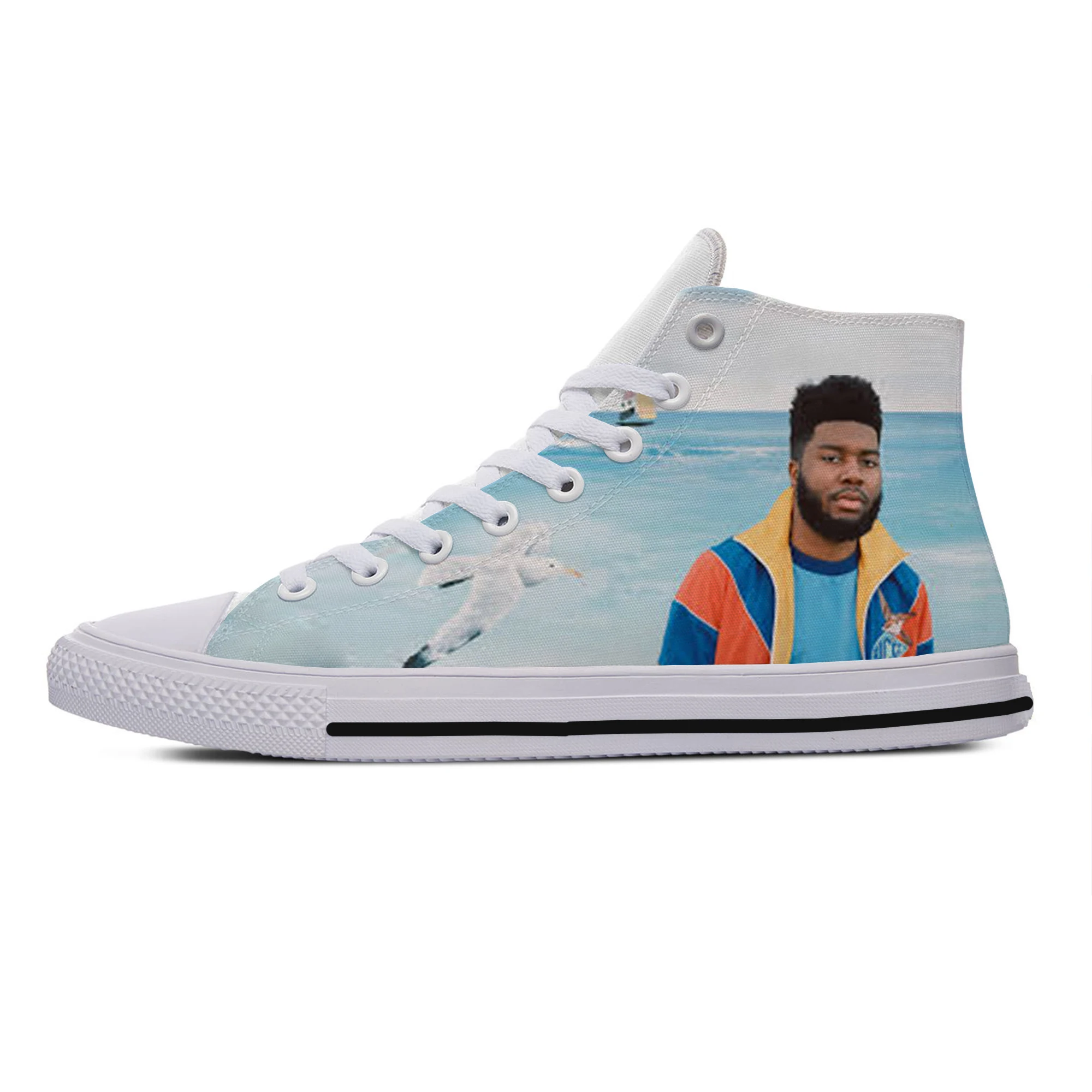 Hot Cool Fashion Pop Hip Hop New Summer High Quality Sneakers Handiness Casual Shoes Men Women Khalid High Top Board Shoes
Hot Cool Fashion Pop Hip Hop New Summer High Quality Sneakers Handiness Casual Shoes Men Women Khalid High Top Board Shoes