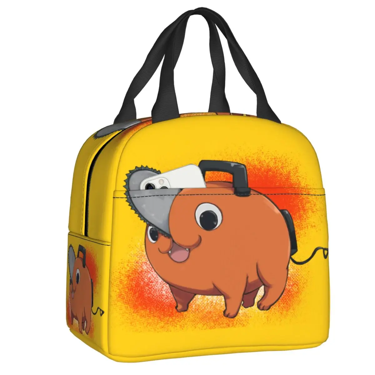 Chainsaw Man Pochita Insulated Lunch Bag for Women Leakproof Hot Cold Lunch Tote Office Picnic Travel
Chainsaw Man Pochita Insulated Lunch Bag for Women Leakproof Hot Cold Lunch Tote Office Picnic Travel
