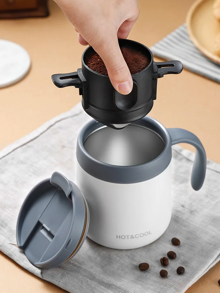 Stainless Steel Drip Espresso Coffee Filter Cup Double-Layer Portable Folding Ear Hand-Brewed Cold Brew Coffee Filter Coffeeware
Stainless Steel Drip Espresso Coffee Filter Cup Double-Layer Portable Folding Ear Hand-Brewed Cold Brew Coffee Filter Coffeeware