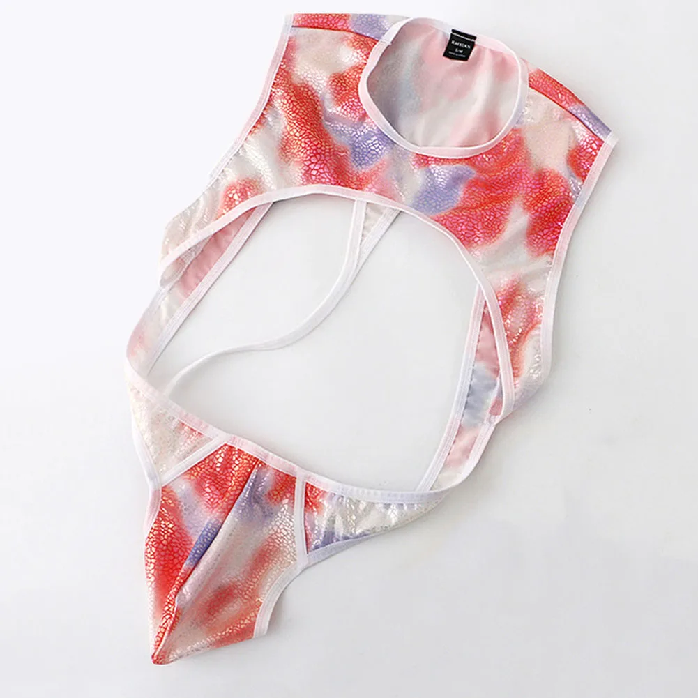 Bulge Pouch Jumpsuit Sexy Mens Erotic Lingerie Pajamas Stretchy Leotard Sleeveless Backless Bodysuit Exposed Butt Underwear
Bulge Pouch Jumpsuit Sexy Mens Erotic Lingerie Pajamas Stretchy Leotard Sleeveless Backless Bodysuit Exposed Butt Underwear