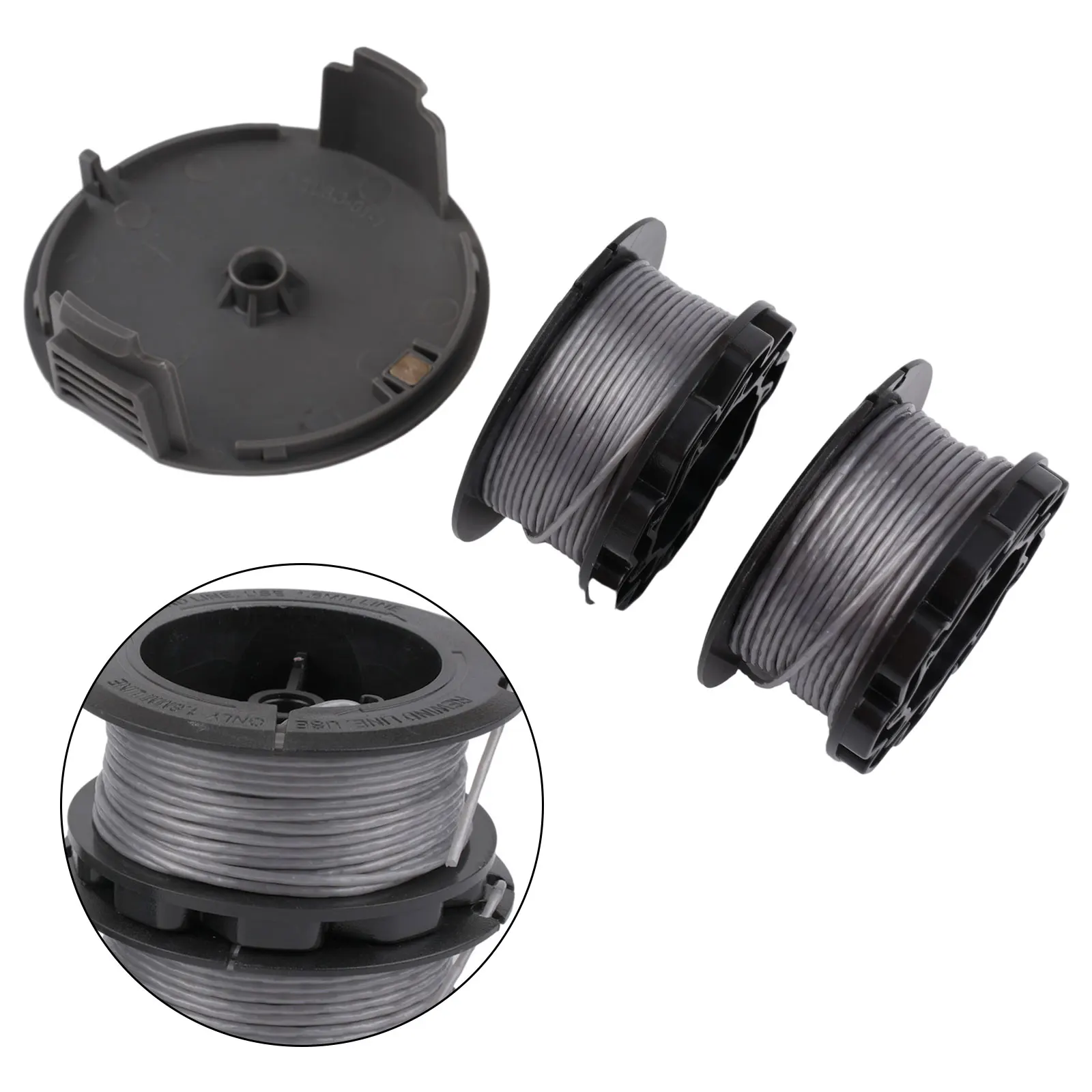 For Bosch GrassCut 18 / GrassCut 18-26 / GrassCut 18-260 2 Spools + 1 Spool Cover
For Bosch GrassCut 18 / GrassCut 18-26 / GrassCut 18-260 2 Spools + 1 Spool Cover