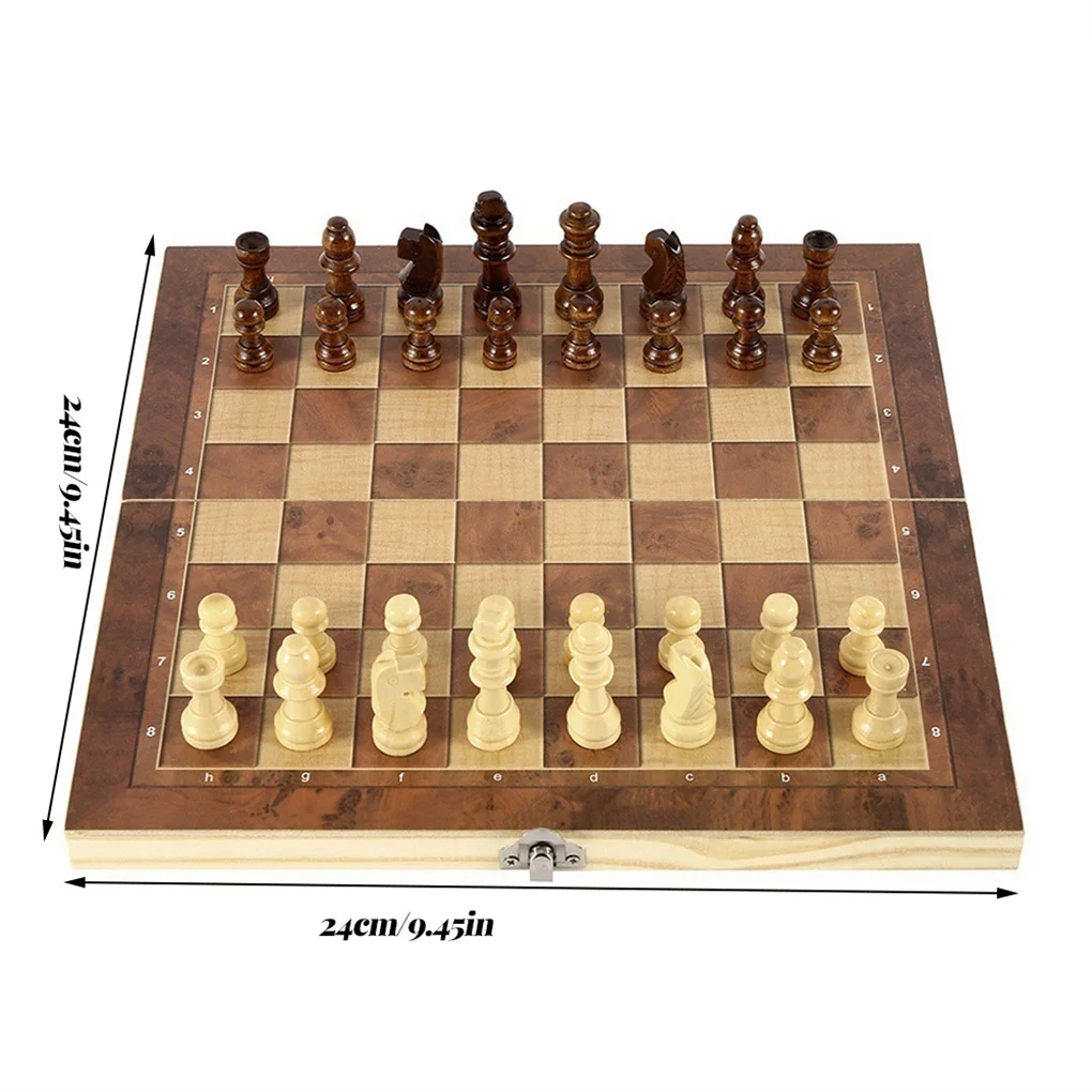 Wood Travel Chessboard Set Folding Portable Chess Board Kids Adults Family Game Camping Presents Toddlers 34x34cm
Wood Travel Chessboard Set Folding Portable Chess Board Kids Adults Family Game Camping Presents Toddlers 34x34cm