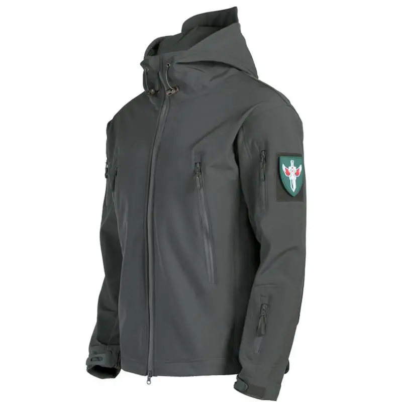 Mens Shark Skin Soft Shell Military Tactical Jacket Men Warm Fleece Waterproof Windbreaker Army Hiking Coat Outwear Male Clothes
Mens Shark Skin Soft Shell Military Tactical Jacket Men Warm Fleece Waterproof Windbreaker Army Hiking Coat Outwear Male Clothes