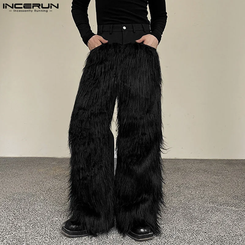 Мужские брюки с плюшевой подкладкой, на пуговицах, свободные модные повседневные штаны, Мужская Уличная одежда, индивидуальные джоггеры, прямые брюки INCERUN, 2024
Мужские брюки с плюшевой подкладкой, на пуговицах, свободные модные повседневные штаны, Мужская Уличная одежда, индивидуальные джоггеры, прямые брюки INCERUN, 2024