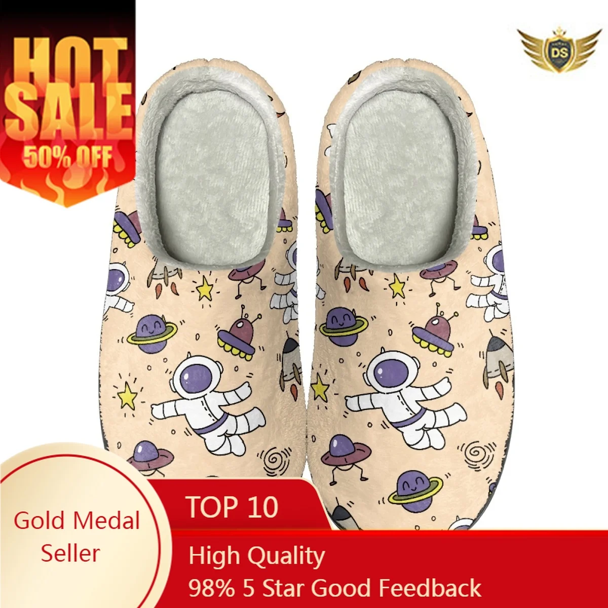 Winter Warm Flats Footwear Women Space Indoor Non Slip House Shoes Print On Demand Versatile Couple Cotton Slipper Zapatos Mujer
Winter Warm Flats Footwear Women Space Indoor Non Slip House Shoes Print On Demand Versatile Couple Cotton Slipper Zapatos Mujer