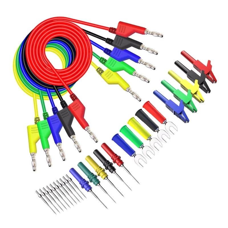 Banana to Banana Plug Test Set Stackable Banana Plug Wire Test Cable for Multimeter Electrical Test Wire
Banana to Banana Plug Test Set Stackable Banana Plug Wire Test Cable for Multimeter Electrical Test Wire