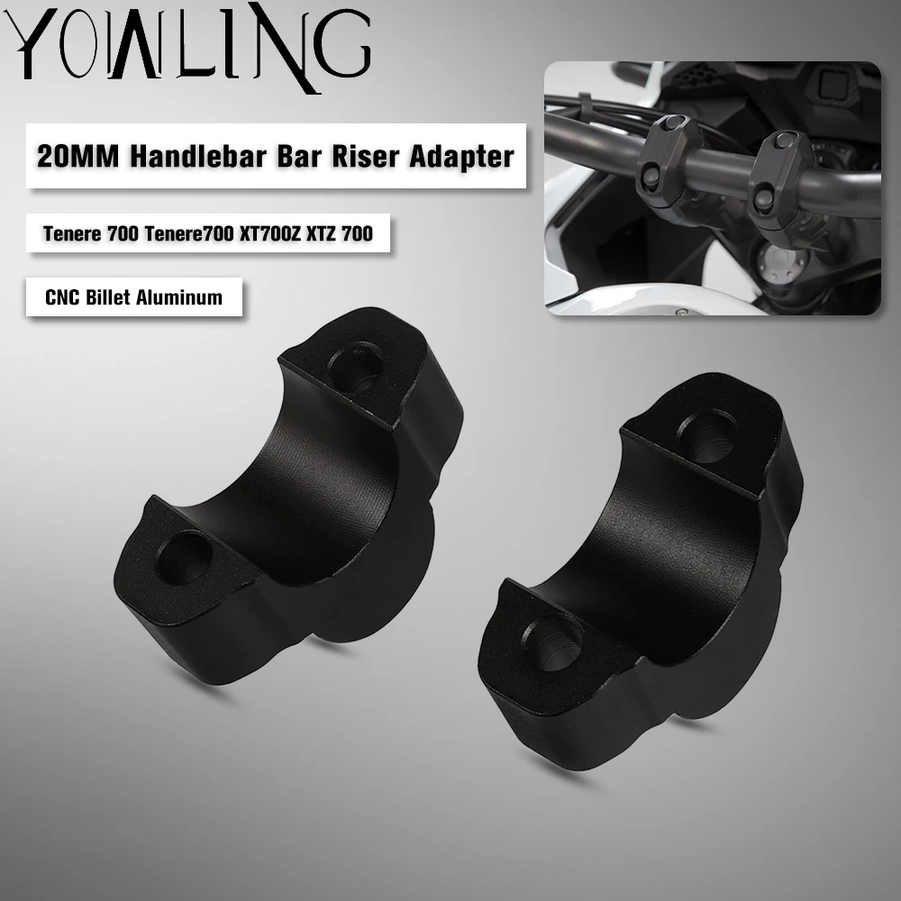 FOR YAMAHA Tenere 700 Tenere700 XTZ 690 T700 XTZ 700 2019 2020 2021 Motorcycle 20MM Handlebar Riser Bar Mount Handle Clamp 
FOR YAMAHA Tenere 700 Tenere700 XTZ 690 T700 XTZ 700 2019 2020 2021 Motorcycle 20MM Handlebar Riser Bar Mount Handle Clamp