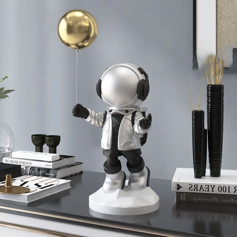 

Modern Astronaut Statue Home Decor Movie Character Nordic Decoration Home Accessories Figurine Room Decor Resin Crafts Sculpture