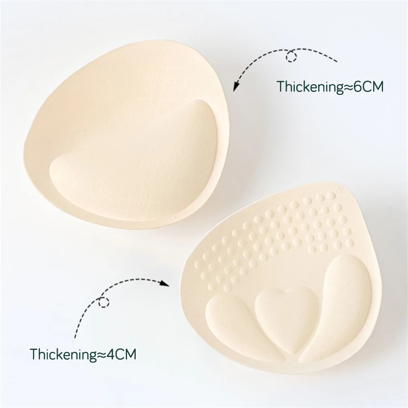 

1Pair Bra Pad Ventilation Triangle Cups Chest Push Up Insert Foam Pads For Swimsuit Padding Accessories Removeable Enhancer Pad