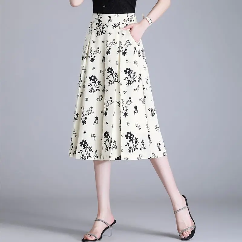 2024 Summer Women New Fashion Printing Elastic Waist Pants Female Floral Wide Leg Trousers Ladies Loose Cropped Skirt Pants B58
2024 Summer Women New Fashion Printing Elastic Waist Pants Female Floral Wide Leg Trousers Ladies Loose Cropped Skirt Pants B58