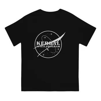 Kerbal Space Programm Insignien Männer T-Shirt Ad Astra O Neck Tops Baumwolle T-Shirt Humor Top-Qualität Geburtstags geschenke