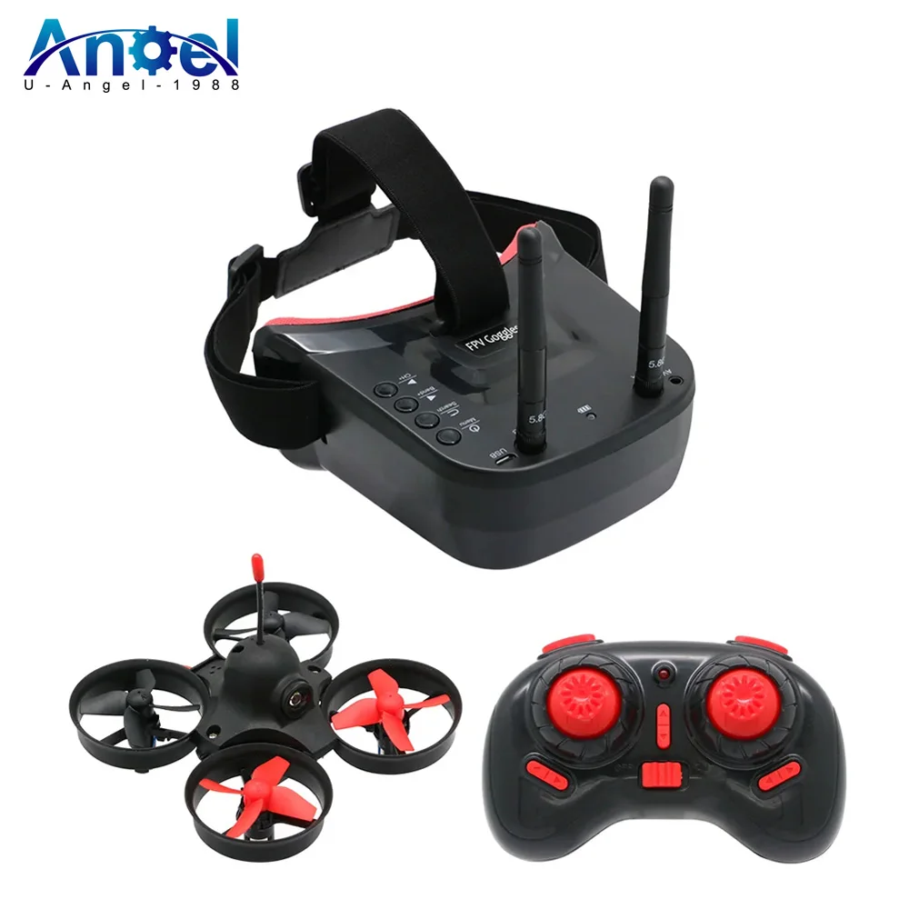 

RTF Micro FPV RC Racing Quadcopter Toys w/ 5.8G S2 800TVL 40CH Camera / 3Inch LS-VR009 FPV Goggles VR Headset Helicopter Drone