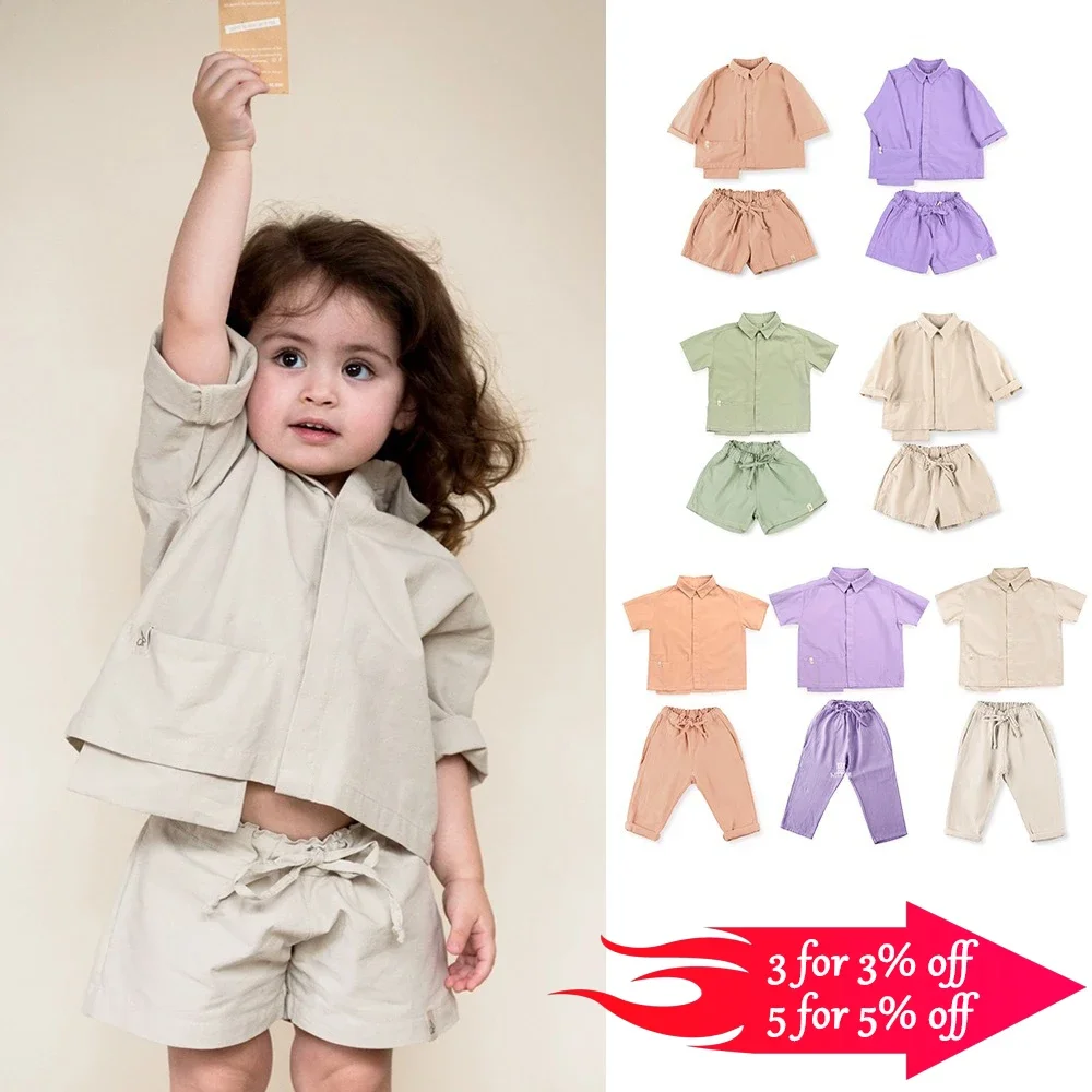 

НОВЫЕ комплекты Boinne для малышей, летняя детская футболка, комплект детской одежды, Короткие топы и брюки, Детский костюм для мальчиков с верхом и низом