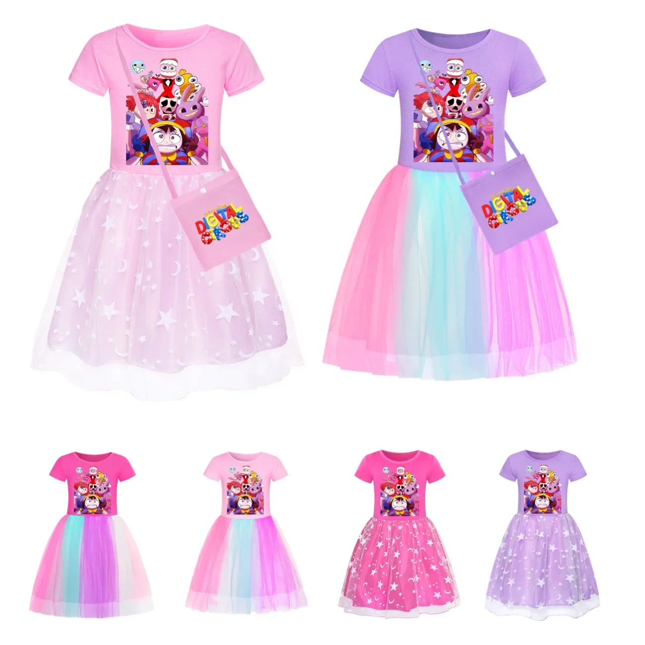 Game The Amazing Digital Circus Dress Up Baby Girls Short Sleeve Casual Dresses Kids Summer Outfits Children Lace Party Vestidos
Game The Amazing Digital Circus Dress Up Baby Girls Short Sleeve Casual Dresses Kids Summer Outfits Children Lace Party Vestidos